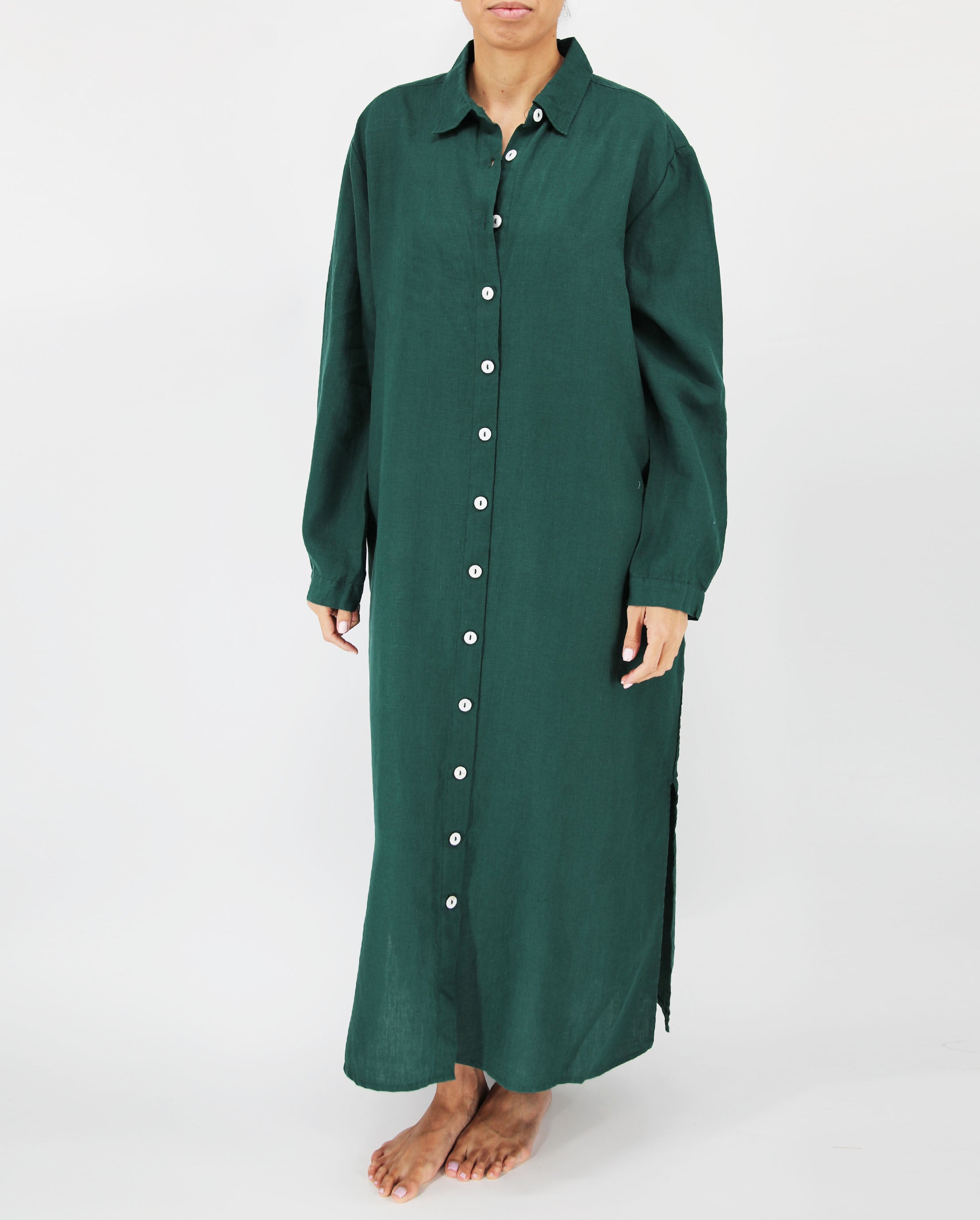 Tala French Linen Maxi Dress